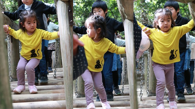 ママの写真教室　公園写真の作例
子供の表情を撮影