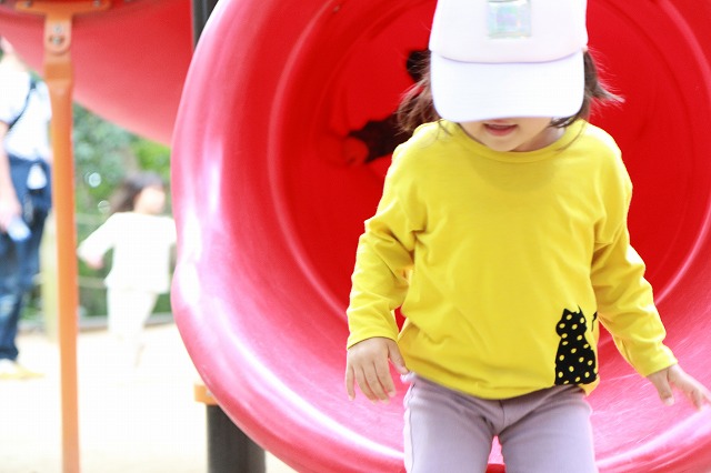 ママの写真教室　公園写真の作例
色のインパクト