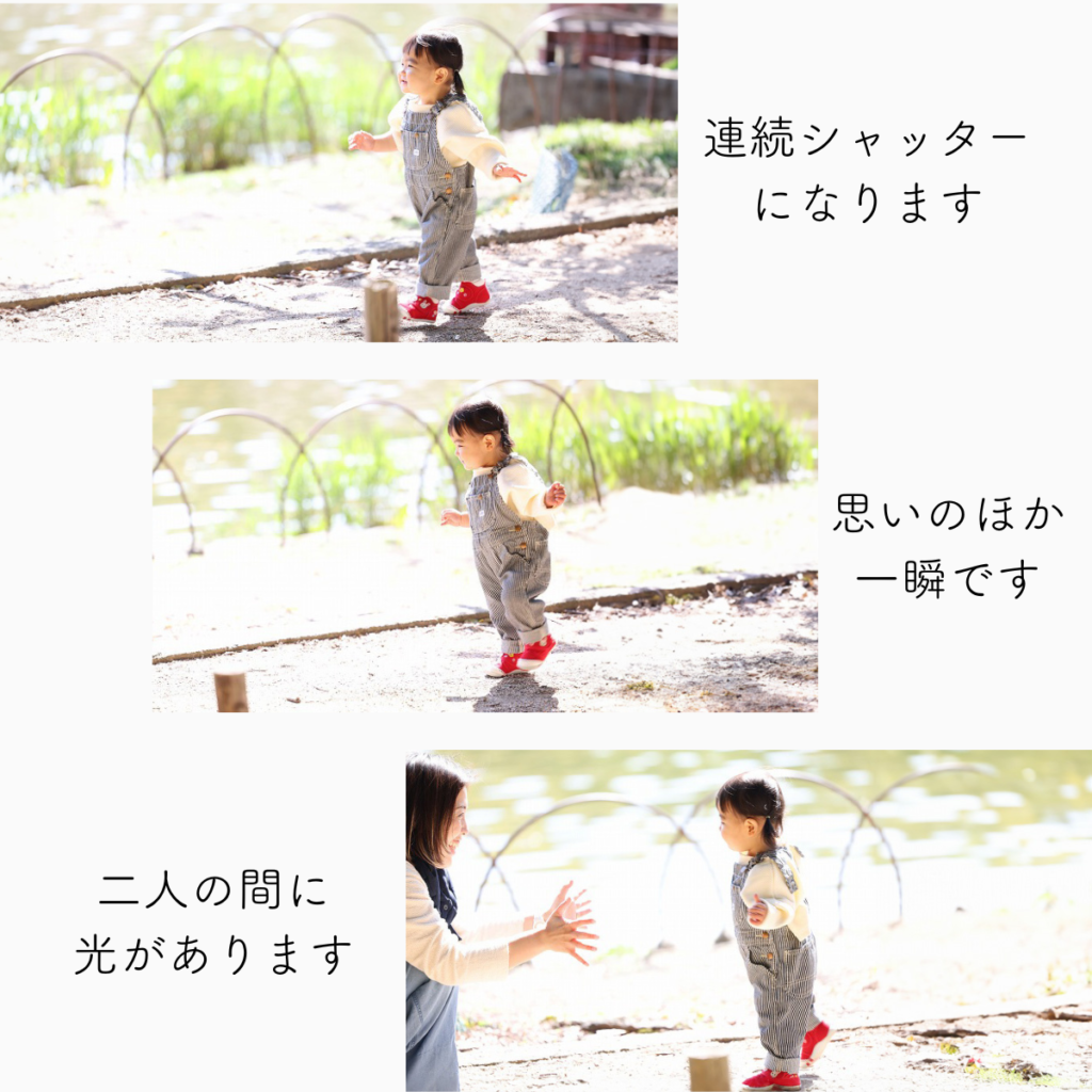 ママの写真教室の教育写真
撮影方法