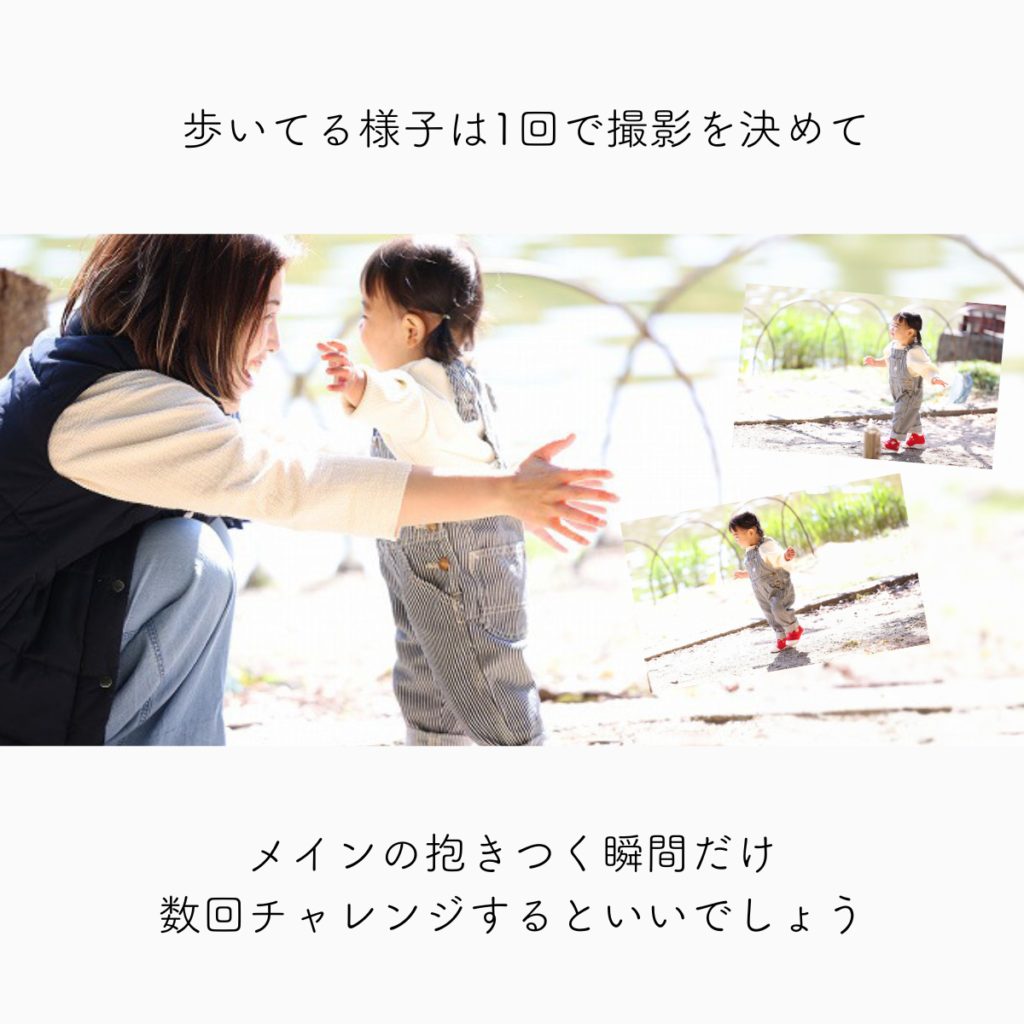 ママの写真教室の教育写真
撮影方法